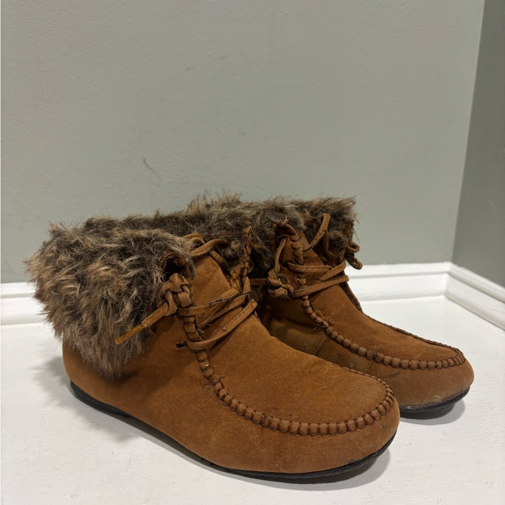 Kali Women’s Brown Faux Fur Eskimo Winter Boots-size 7